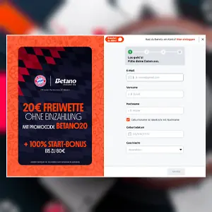 Registrierung eines Kontos