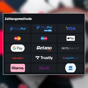 Einzahlungsmethoden