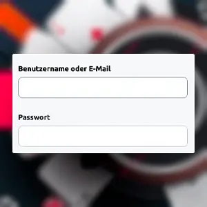 Eingabe der Daten für die Anmeldung