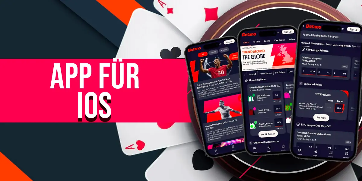 Betano iOS App Überblick