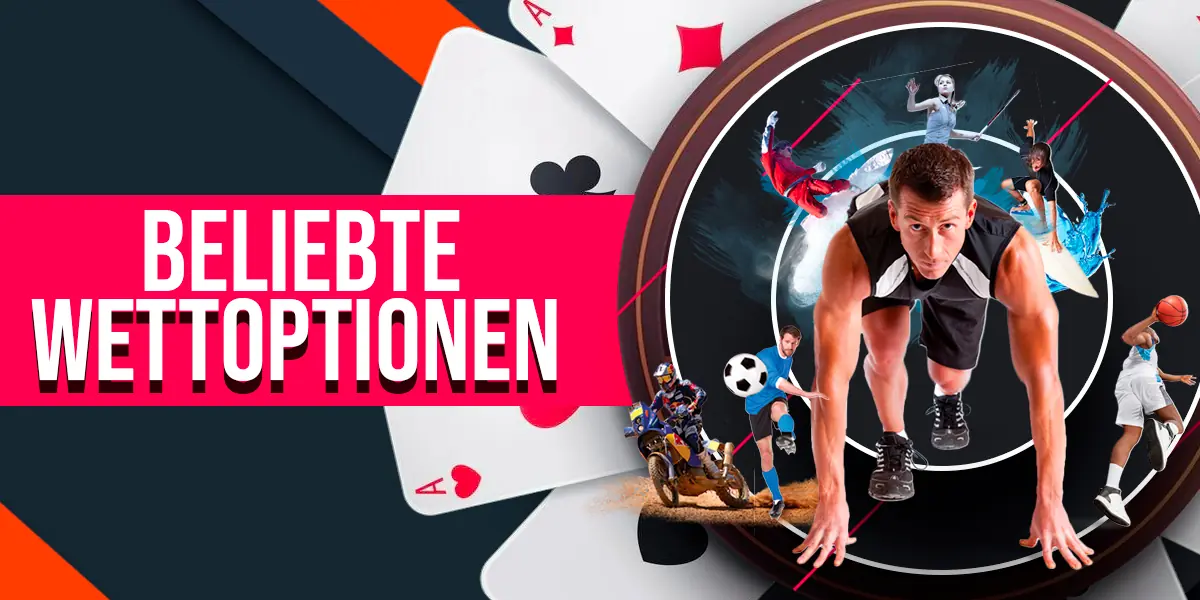 Beliebte Wettoptionen: Livewetten, Multi Live und Prematch/Line zur flexiblen Strategie- und Einsatzsteuerung.