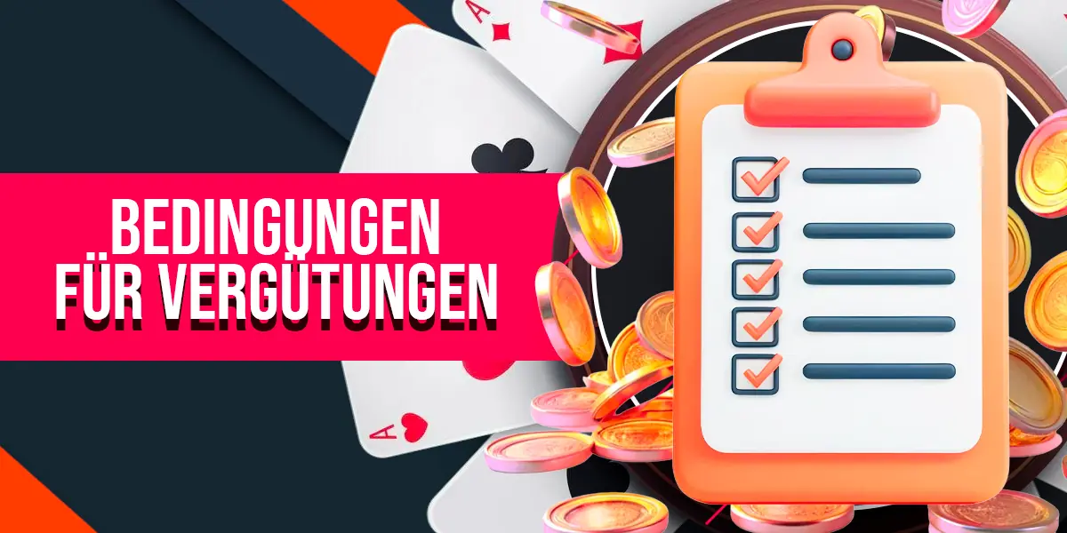 Bonusbedingungen: ab 18, KYC, 10 € Mindesteinzahlung, Slots 100 %, 1 € max. Einsatz, 30 Tage Umsatzfrist, Sportquote 1,80