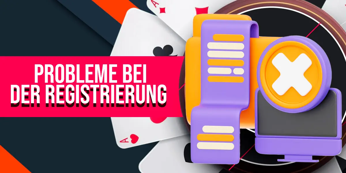 Probleme bei der Registrierung eines Kontos